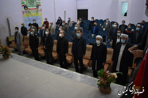 آیین متمرکز افتتاح وکلنگ زنی194پروژه دهه فجرگمیشان برگزار شد