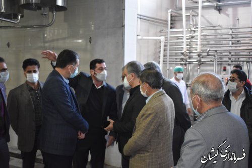 کارخانه تولید شیر خشک و پودر آب پنیرآشوراده افتتاح و به بهره برداری رسید