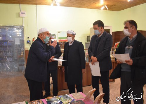 تجلیل فرماندار گمیشان از برگزیدگان جشنواره کتابخوانی رضوی شهرستان