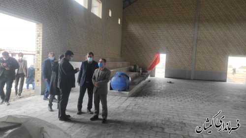 بازدید رییس پایش ، ارزیابی و مدیریت اطلاعات سازمان برنامه و بودجه کشور از پروژه های نیمه تمام گمیشان