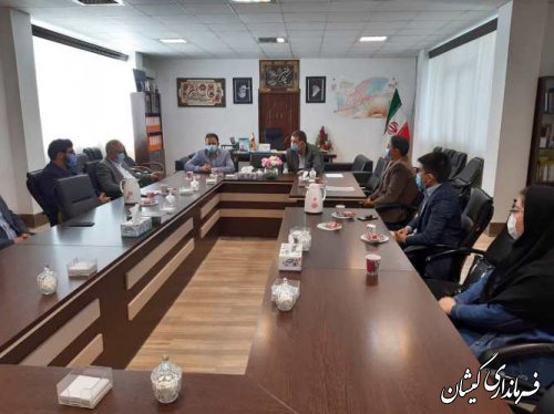 اولین نشست هماهنگی اعضای هیات بازرسی انتخابات شهرستان با فرماندارگمیشان