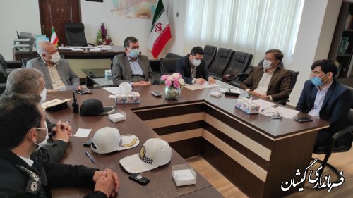 جلسه شورای ترافیک شهرستان گمیشان برگزار شد