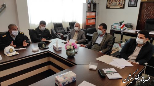 جلسه شورای ترافیک شهرستان گمیشان برگزار شد