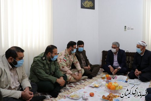دیدار سرپرست فرمانداری شهرستان با امام جمعه گمیشان