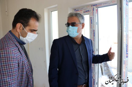 بازدید سرپرست فرمانداری گمیشان از پروژه های قابل افتتاح دهه مبارک فجر