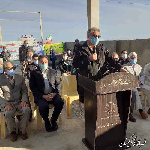 آیین افتتاح وکلنگ زنی 369 پروژه دهه مبارک فجر انقلاب اسلامی درگمیشان