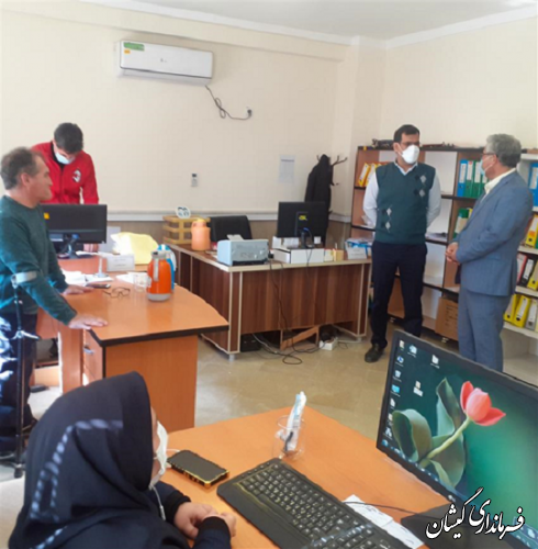بازدید سرپرست فرمانداری گمیشان از ادارات کمیته امدادامام (ره)وبهزیستی