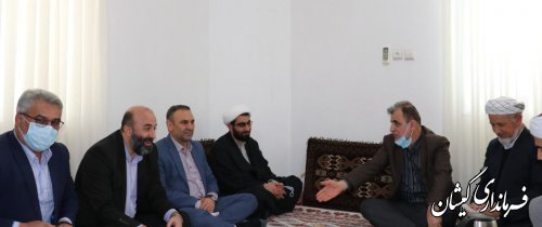 دیدار معاونین استاندار با امام جمعه شهرستان 