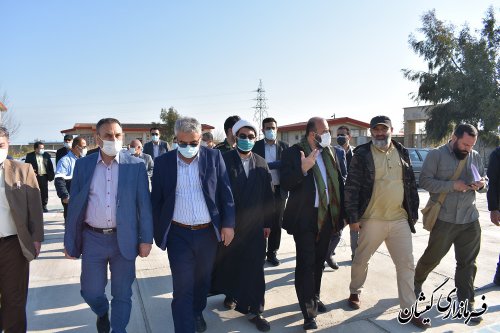 بازدید معاونین استاندار از اردوگاه جهادی امام رضایی های استان گلستان مستقر در شهرستان گمیشان