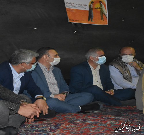 بازدید معاونین استاندار از اردوگاه جهادی امام رضایی های استان گلستان مستقر در شهرستان گمیشان