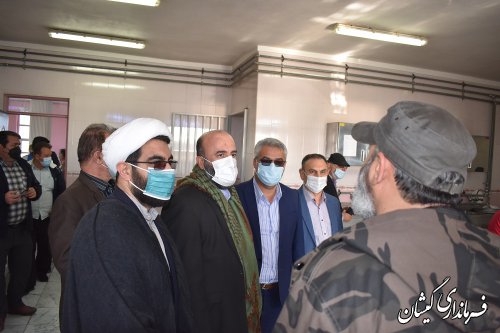 بازدید معاونین استاندار از اردوگاه جهادی امام رضایی های استان گلستان مستقر در شهرستان گمیشان