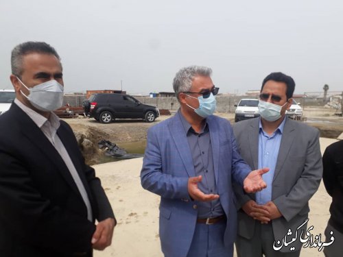 بازدید " سقلی" سرپرست فرمانداری گمیشان از بیمارستان ۶۴ تختخوابی گمیشان
