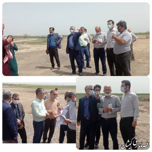 حضور سرپرست فرمانداری گمیشان در روستای خواجه نفس