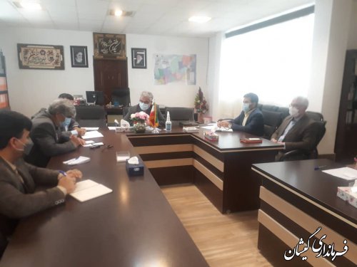 برگزاری اولین جلسه شورای آرد و نان و گندم شهرستان گمیشان سال 1401