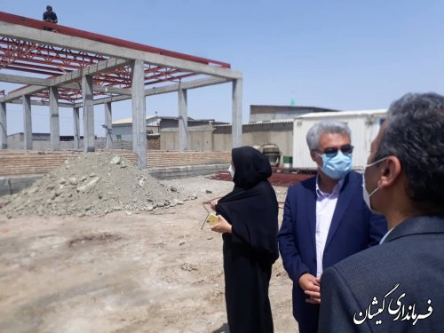 حضور فرماندار گمیشان به همراه مدیر کل میراث فرهنگی و گردشگری و صنایع دستی استان گلستان در شهر سیمین شهر و  روستای قلعه جیق