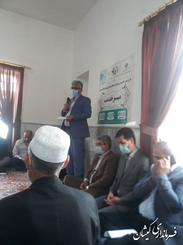 برگزاری میز خدمت در روستای توماجلر چارقلی بخش مرکزی شهرستان گمیشان