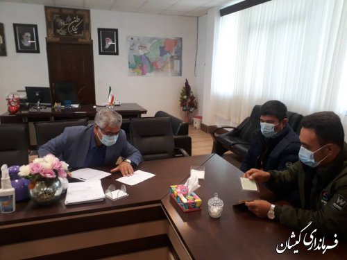 ملاقات عمومی فرماندار گمیشان برگزار شد.