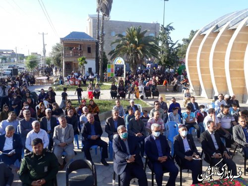 حضور فرماندار گمیشان در مراسم نکوداشت ۲۸۹ سالروز  تولد شاعر و عارف ایرانی  ترکمن مختوم قلی فراغی
