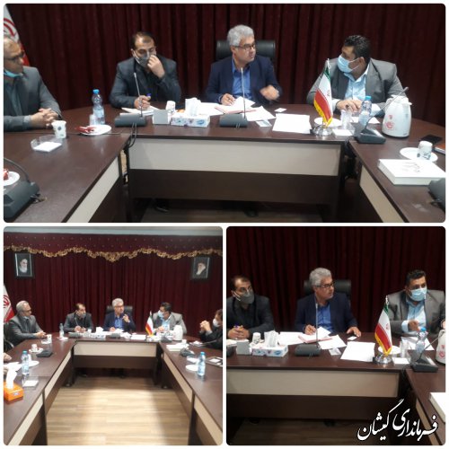 حضور فرماندار گمیشان در سومین جلسه کار گروه تنظیم بازار استان گلستان