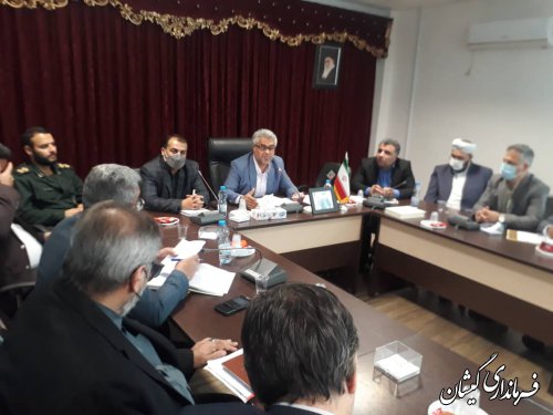  برگزاری دومین جلسه شورای اداری شهرستان گمیشان