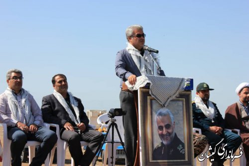 برگزاری رزمایش الی بیت المقدس ۱۲ در شهرستان گمیشان