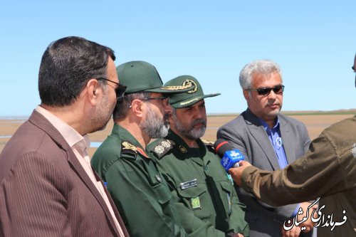 برگزاری مرحله پایانی رزمایش دریایی الی بیت المقدس در شهرستان گمیشان