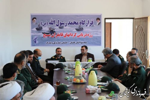 برگزاری مرحله پایانی رزمایش دریایی الی بیت المقدس در شهرستان گمیشان