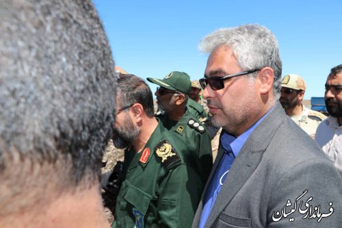 برگزاری مرحله پایانی رزمایش دریایی الی بیت المقدس در شهرستان گمیشان