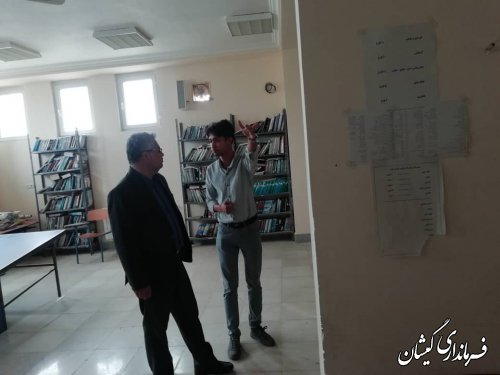 بازدید فرماندار از اداره فرهنگ و ارشاد اسلامی گمیشان