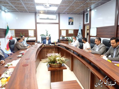 حضور مدیرکل اقتصادی و سرمایه گذاری استانداری گلستان در شهرستان گمیشان