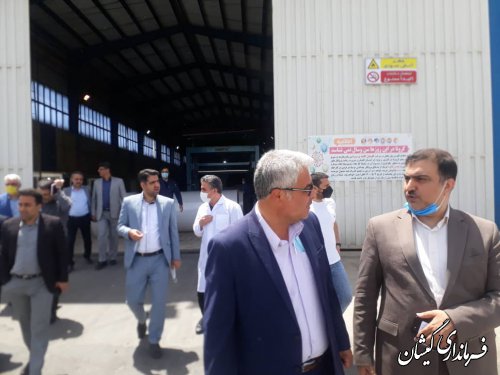 حضور مدیرکل اقتصادی و سرمایه گذاری استانداری گلستان در شهرستان گمیشان