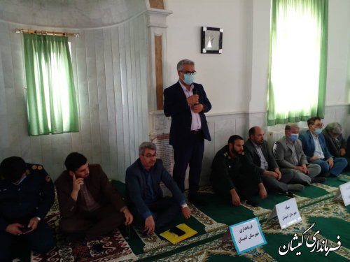 برگزاری میز خدمت در روستای دهنه شهرستان گمیشان