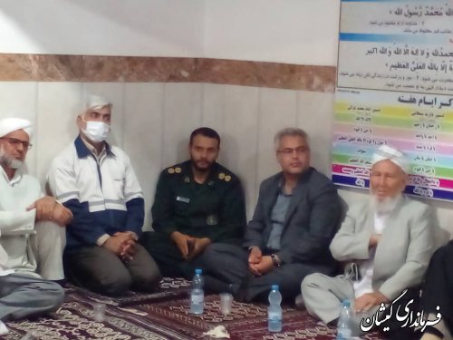 حضور سرپرست فرمانداری گمیشان در مراسم سالگرد ارتحال ملکوتی بنیانگذار کبیر انقلاب اسلامی حضرت امام خمینی ره