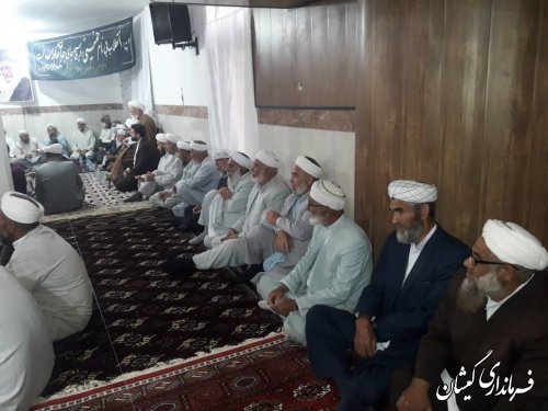حضور سرپرست فرمانداری گمیشان در مراسم سالگرد ارتحال ملکوتی بنیانگذار کبیر انقلاب اسلامی حضرت امام خمینی ره