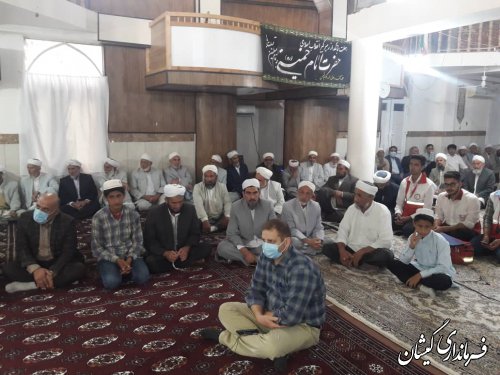 حضور سرپرست فرمانداری گمیشان در مراسم سالگرد ارتحال ملکوتی بنیانگذار کبیر انقلاب اسلامی حضرت امام خمینی ره