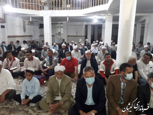 حضور سرپرست فرمانداری گمیشان در مراسم سالگرد ارتحال ملکوتی بنیانگذار کبیر انقلاب اسلامی حضرت امام خمینی ره