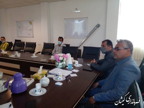 جلسه پیگیری مشکلات سایت مسکن پنجاه واحدی بازسازی پس از سیل شهر گمیش تپه