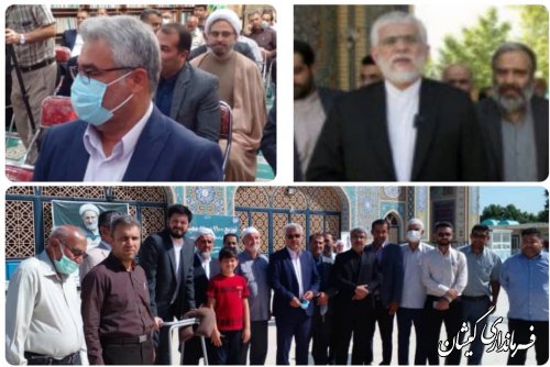  حضور سرپرست فرمانداری گمیشان در مراسم سالگرد ارتحال ملکوتی بنیانگذار کبیر انقلاب اسلامی حضرت امام خمینی ره گنبد کاووس