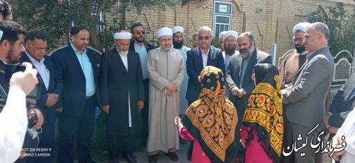 بازدید ماموستا عبدالسلام کریمی دستیار ویژه رئیس جمهور در امور فرق و مذاهب اسلامی  از حوزه های علمیه سیمین شهر