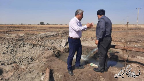 حضور مدیر کل دفتر بازرسی، مدیریت عملکرد و امور حقوقی استانداری گلستان در شهرستان گمیشان