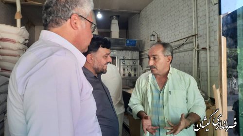 حضور مدیر کل دفتر بازرسی، مدیریت عملکرد و امور حقوقی استانداری گلستان در شهرستان گمیشان