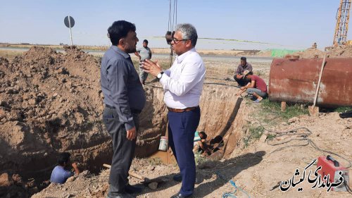 حضور مدیر کل دفتر بازرسی، مدیریت عملکرد و امور حقوقی استانداری گلستان در شهرستان گمیشان