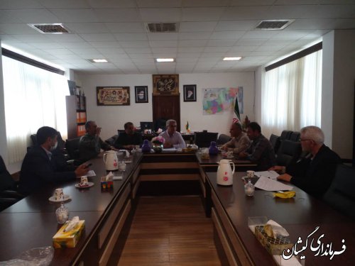 برگزاری جلسه مدیریت مصرف برق واحدهای تولیدی سطح شهرستان گمیشان