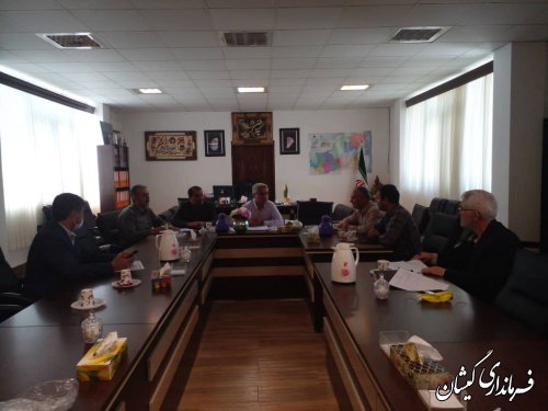 برگزاری جلسه مدیریت مصرف برق واحدهای تولیدی سطح شهرستان گمیشان