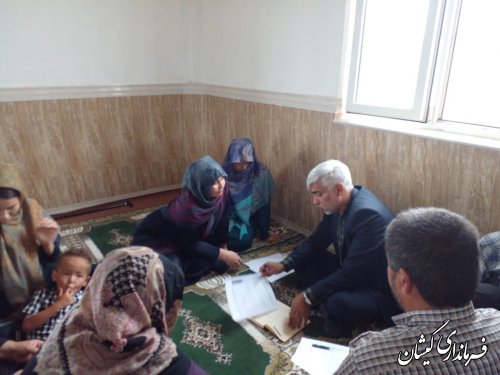 برگزاری میز خدمت در روستای قره کیله 