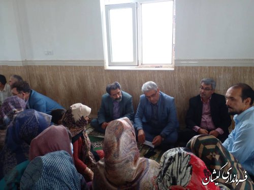 برگزاری میز خدمت در روستای قره کیله 