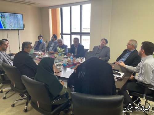 حضور فرماندار گمیشان در دفتر معاون استاندار گلستان وجلسه پیگیری مصوبات سفر ریاست جمهوری اسلامی ایران