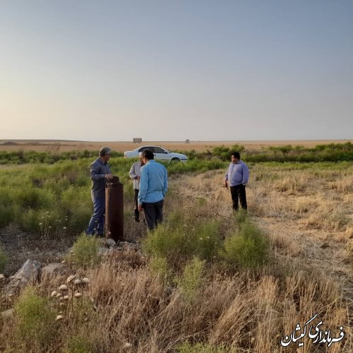 حضور فرماندار گمیشان در روستای سقر تپه