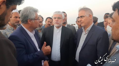 بازدید استاندار گلستان از بیمارستان 64 تختخوابی و ساحل چارقلی شهرستان گمیشان 