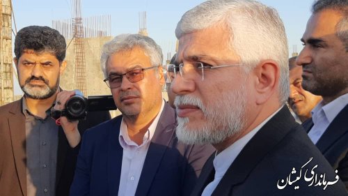 بازدید استاندار گلستان از بیمارستان 64 تختخوابی و ساحل چارقلی شهرستان گمیشان 